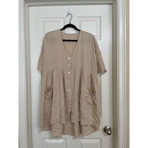 Linen One Size Dress